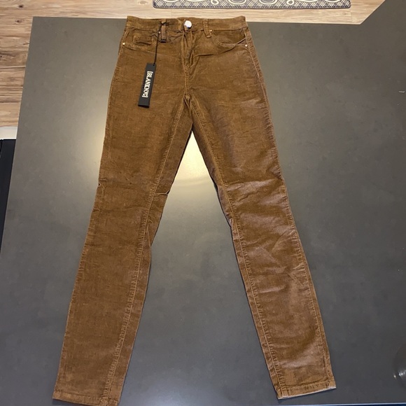 NWT BlankNYC Juke Box Brown Corduroy Skinny Pants - Picture 4 of 12